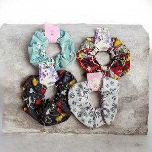 Playful Patterned Kids Scrunchie Set